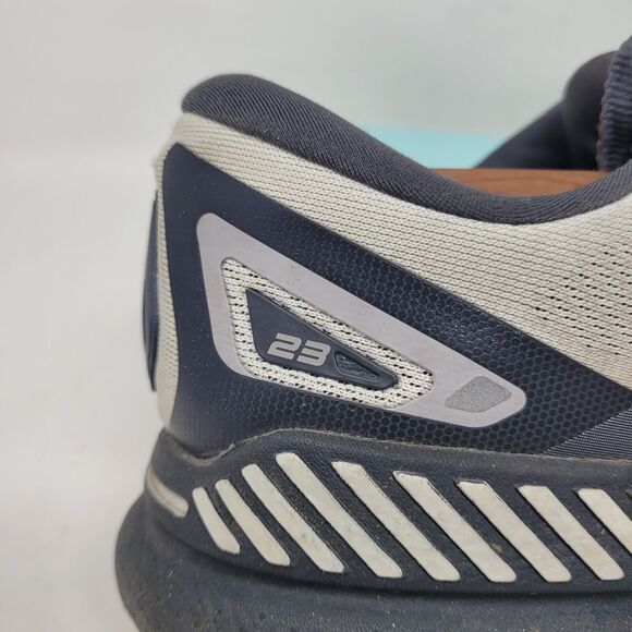Brooks Adrenaline GTS 23 Mens 12 Wide Shoes Gray Running 1103912E065 Gym Walking main image 7